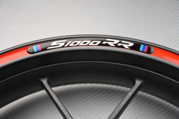 Rim Edge Stickers BMW - S1000RR Logo