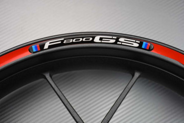Rim Edge Stickers BMW - F800GS Logo
