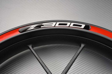Rim Edge Stickers KAWASAKI - Logo Z300