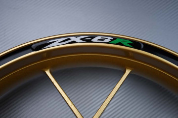 Stickers para borde de llantas KAWASAKI - Logotipo ZX6R