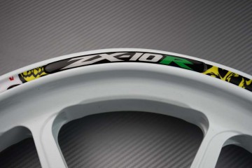 Stickers bord de jantes KAWASAKI - Logo ZX10R