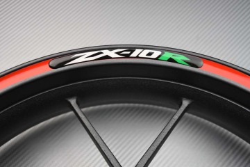 Stickers bord de jantes KAWASAKI - Logo ZX10R