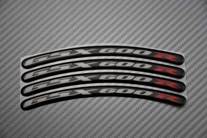 Rim Edge Stickers SUZUKI - GSXR 600 Logo