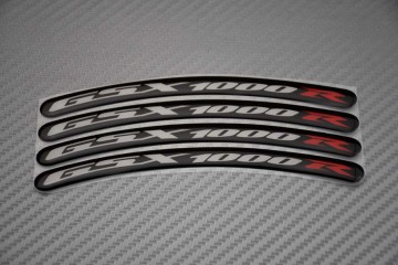 Stickers para borde de llantas SUZUKI - Logotipo GSXR 1000