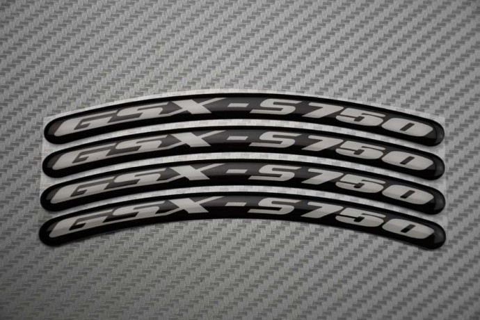 Rim Edge Stickers SUZUKI - GSXS 750 Logo