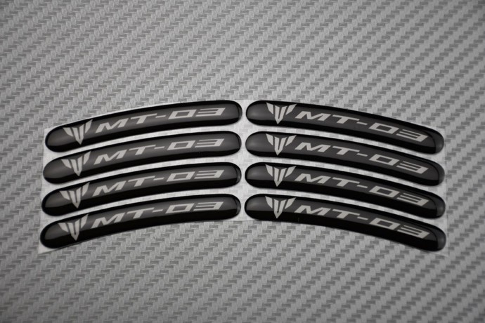 Stickers para borde de llantas YAMAHA - Logotipo MT03
