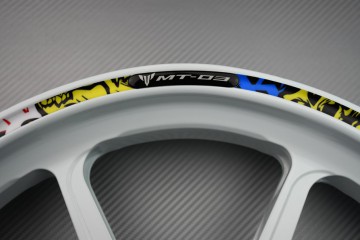 Stickers para borde de llantas YAMAHA - Logotipo MT03
