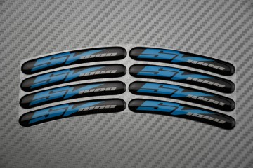 Stickers para borde de llantas SUZUKI - Logotipo SV 1000