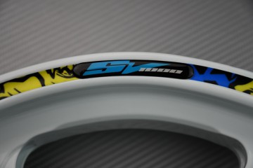 Stickers para borde de llantas SUZUKI - Logotipo SV 1000