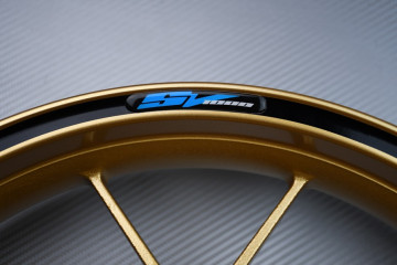 Motorrad Felgenrandaufkleber SUZUKI - Logo SV 1000