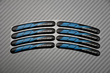 Motorrad Felgenrandaufkleber SUZUKI - Logo SV 650