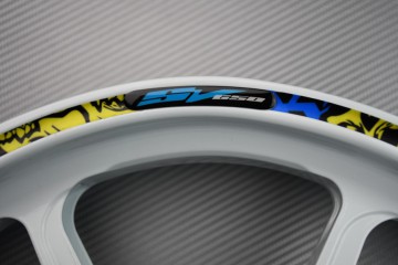 Motorrad Felgenrandaufkleber SUZUKI - Logo SV 650
