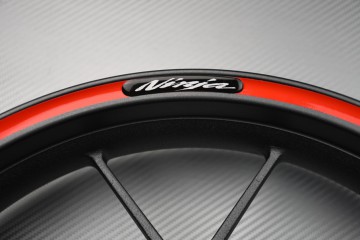 Rim Edge Stickers KAWASAKI - NINJA Logo