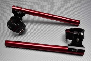 Pair of Reclining & raising AVDB Clip-On Handlebars 50 mm