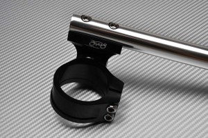 Pair of Reclining and raising AVDB Clip-On Handlebars 48 mm