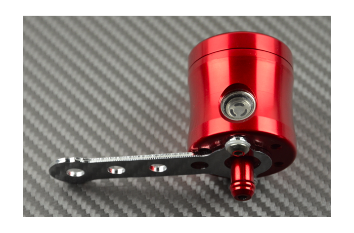 Depósito líquido de frenos anodizado