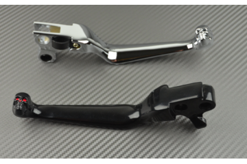Pair of Skull Design Levers for many HARLEY