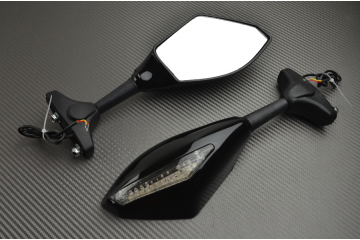 Paar Rückspiegel mit “universellen” integrierten Blinker für Sport / Tourer