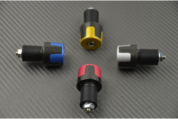 Paar farbige universale Lenkerenden