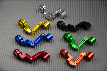 Universal Anodised Aluminum Hinged Brake Fluid Reservoir Bracket