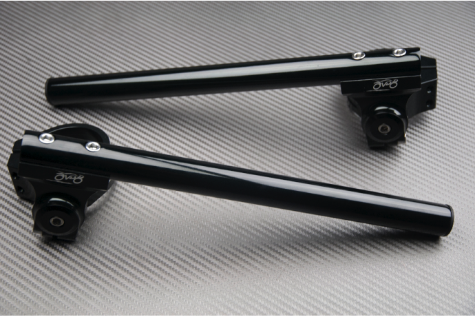 Pair of Reclining and raising AVDB Clip-On Handlebars 46 mm